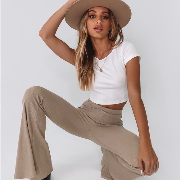 PRINCESS POLLY RITA ROBERTS FLARES - Picture 3 of 8